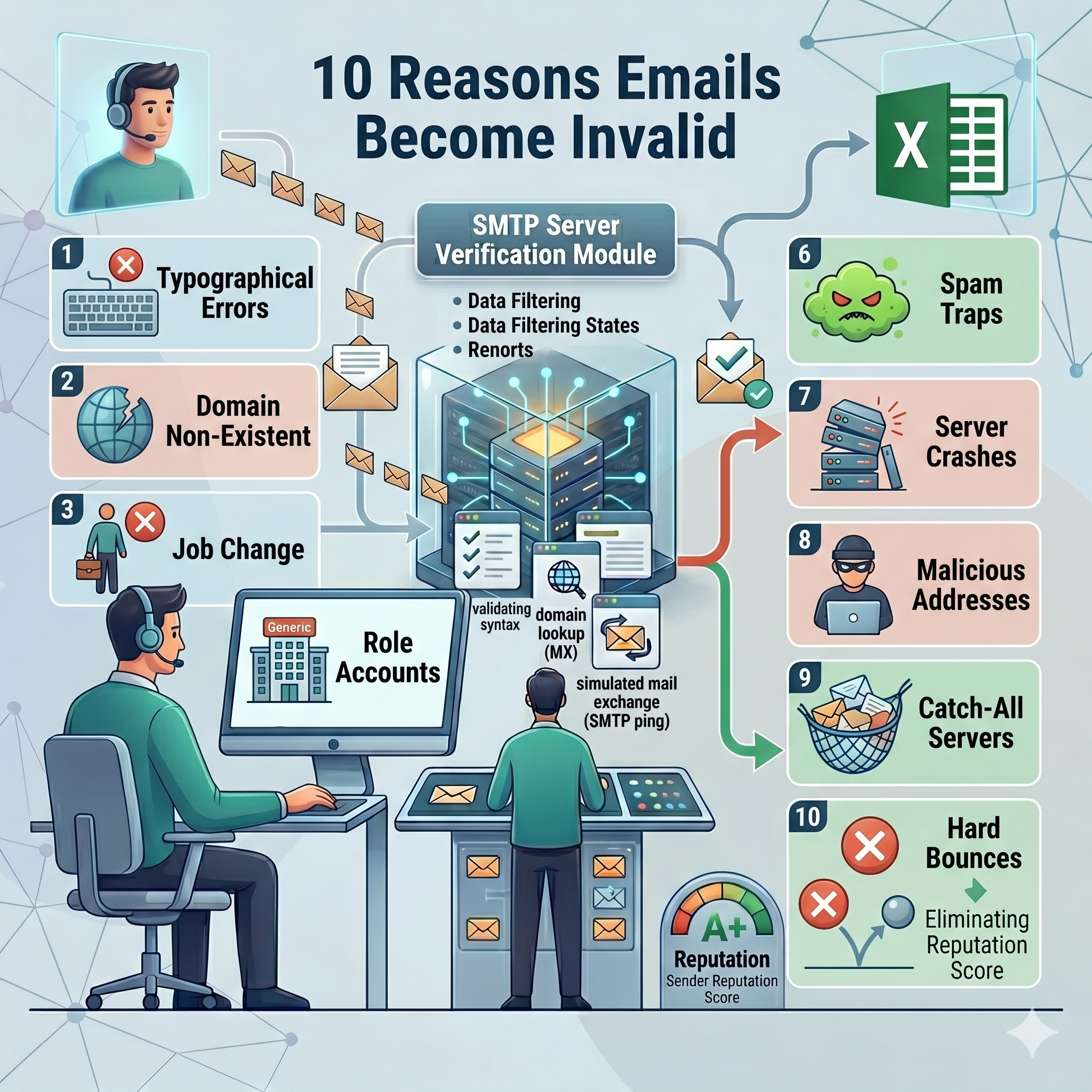 10 Reasons Emails Become Invalid