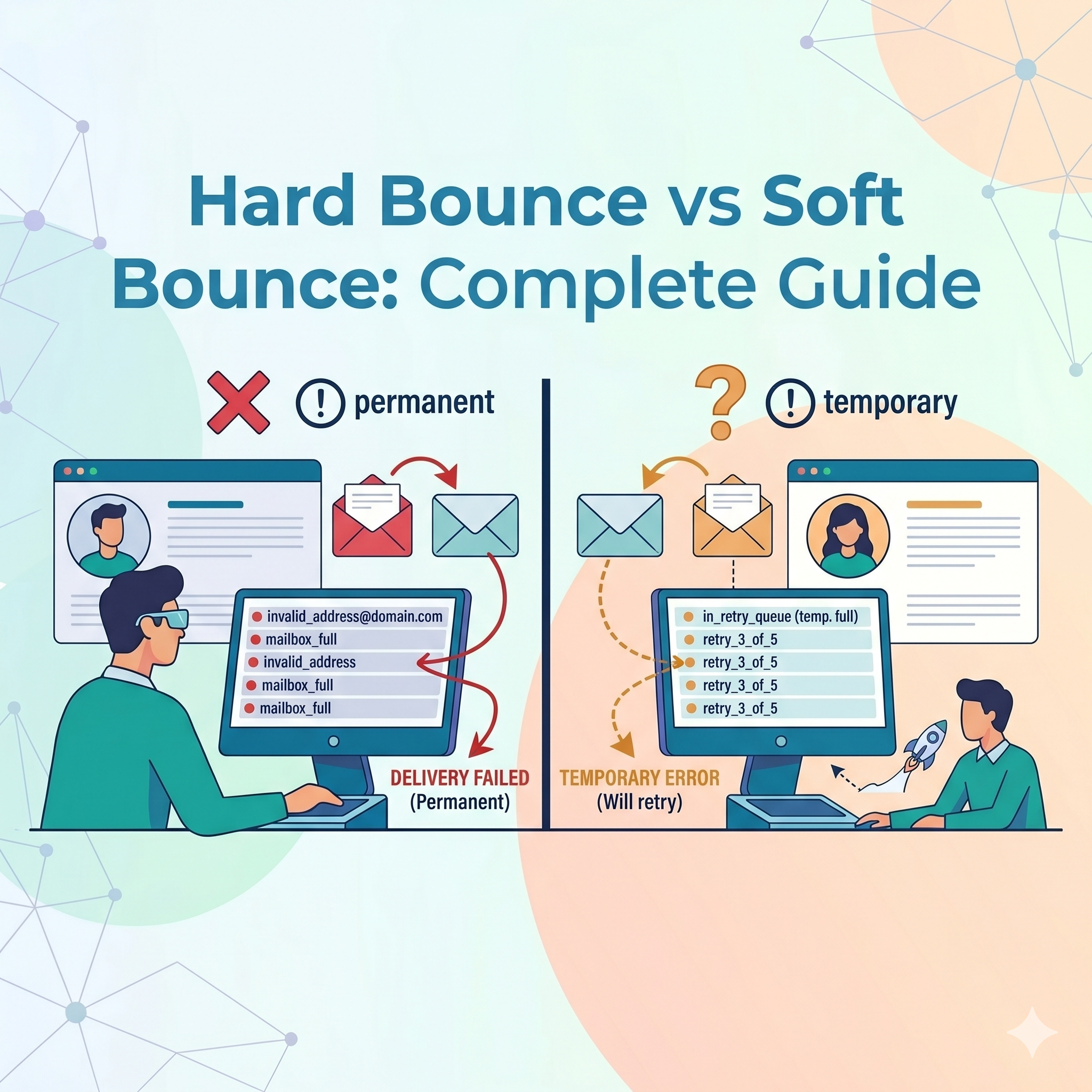 Hard Bounce vs Soft Bounce: Complete Guide